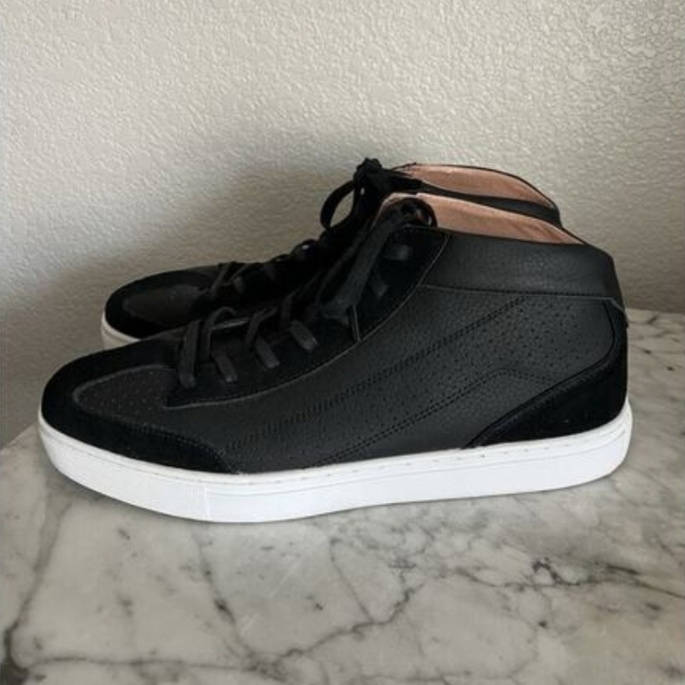 BYLT Mens Retroday Myd Blend Leather Sneakers Size 11.5 Black